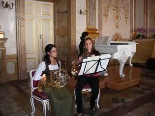 UF Music in Salzburg, Austria<br />Students perform at the final concert at Mirabel Palace Marble Hall