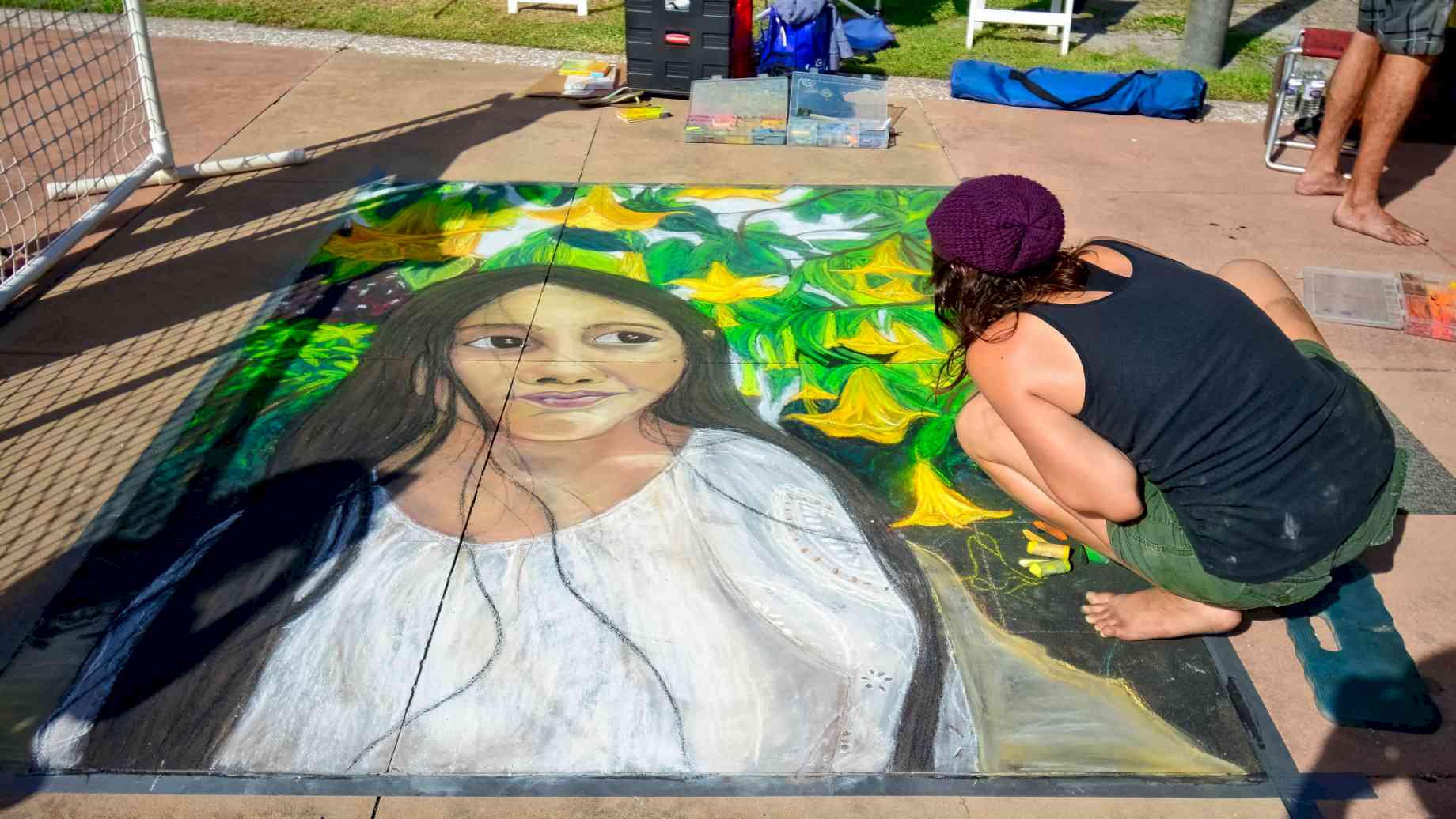 6th Annual Chalk Art Festival at Beach Walk along Clearwater Beach by Walter - Licensed by CC 2.0