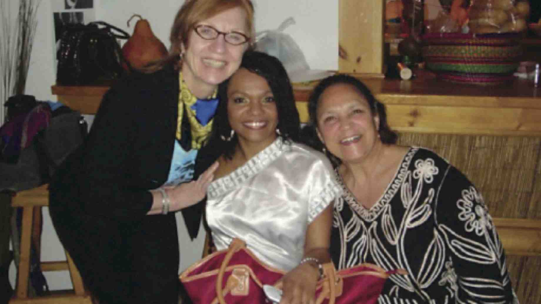 (From left to right) Joan Frosch, Janete Silva, and Yvonne Daniel featured at the "African Dance in the Diaspora" Conference in January 2012.