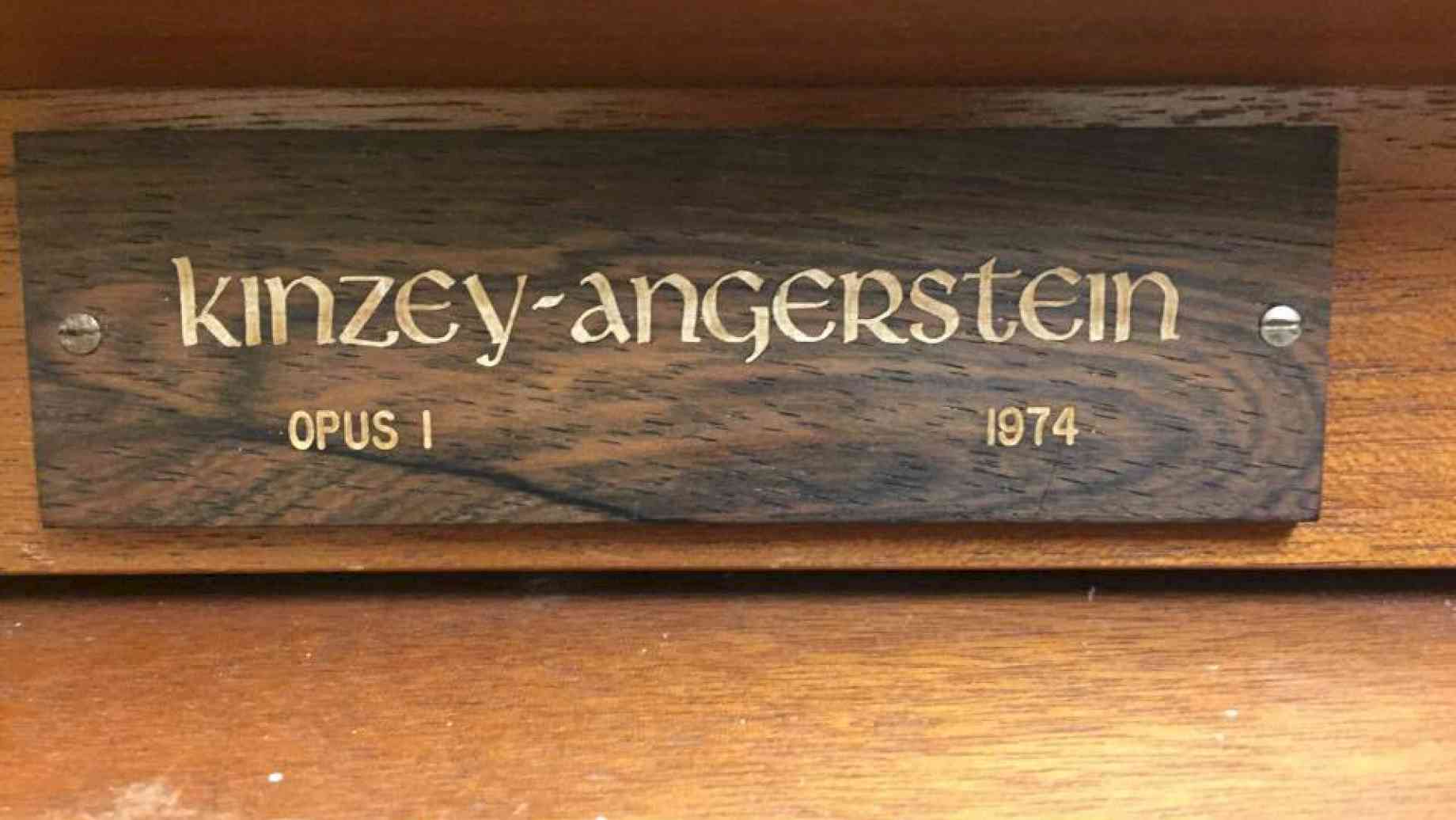 Kinzey-Angerstein, opus 1