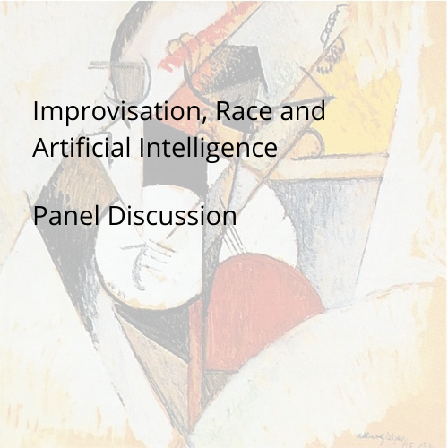 Event flyer with text and abstract artwork