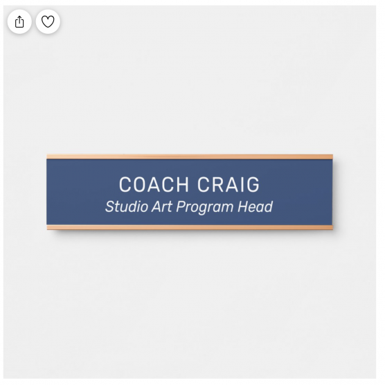 Coach Craig. Studio Art Program Head.