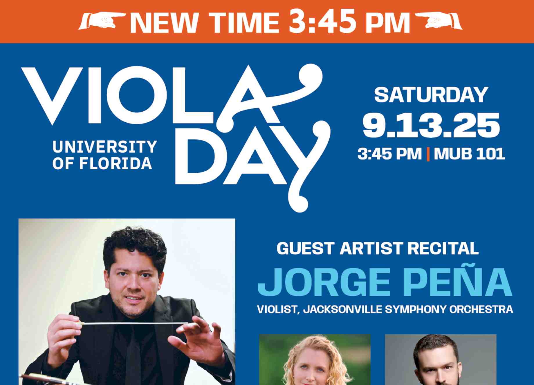 Concert poster, Viola Day 2025
