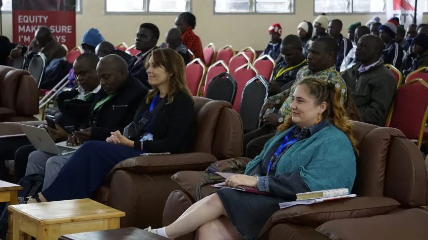 A group of people seated in a performance hall during the 2025 Kenya Music Festival.