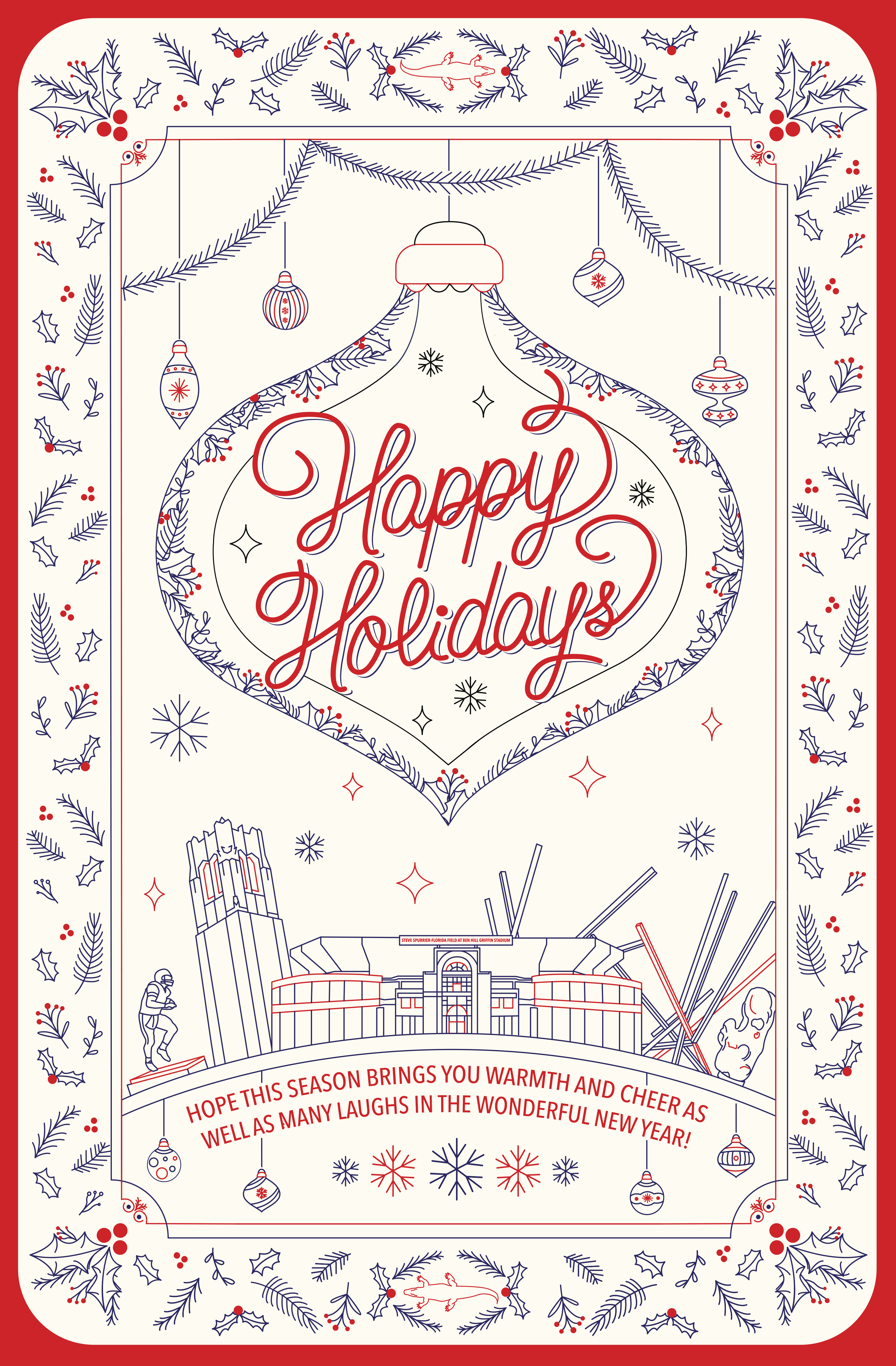 UF Graphic Design student wins President’s Holiday Card Contest News