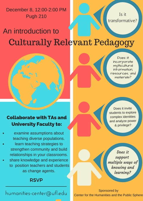 Culturally Relevant Pedagogy | Events | College of the Arts