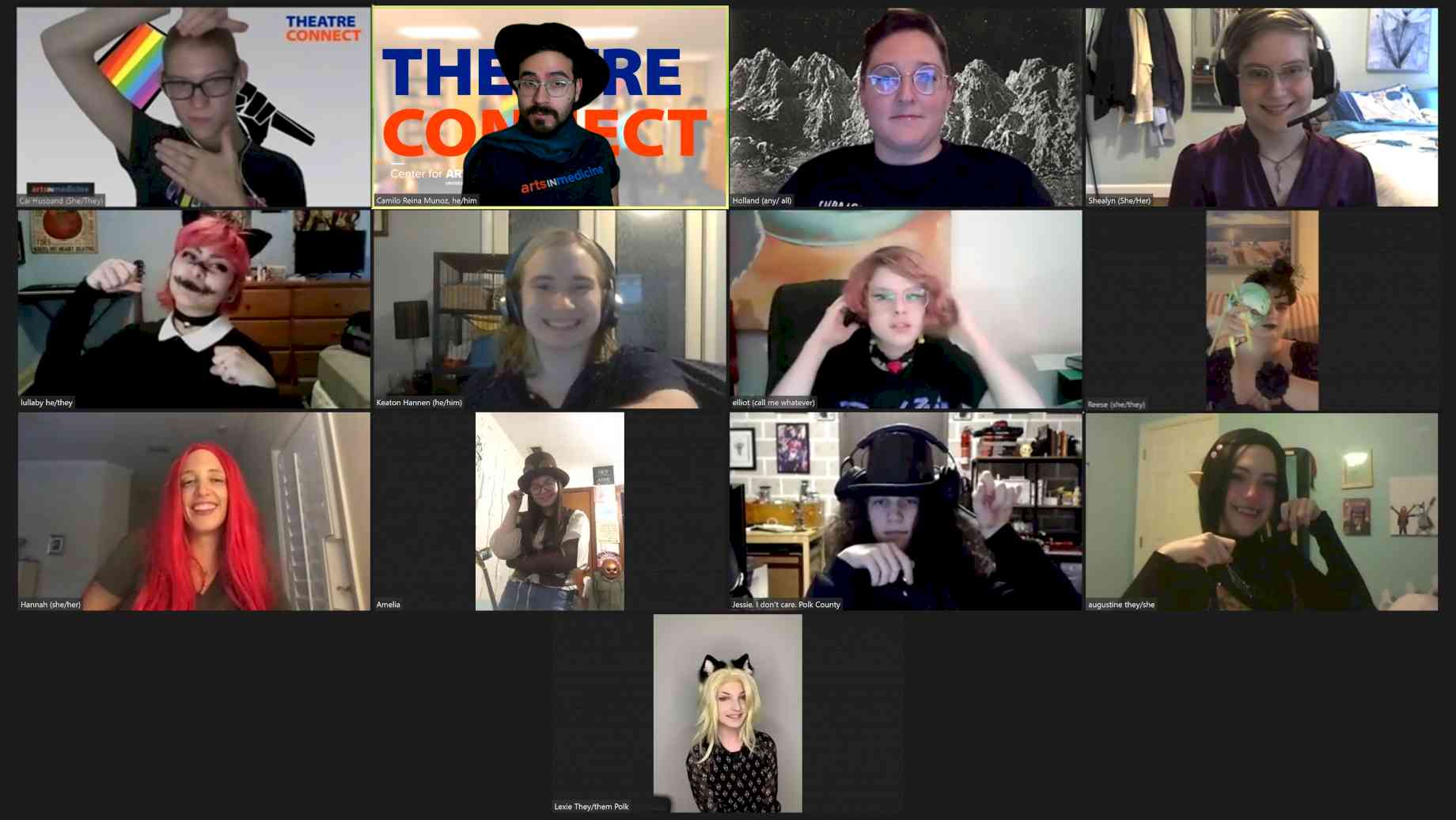 Our virtual pride parade during our Fall 2021 online season