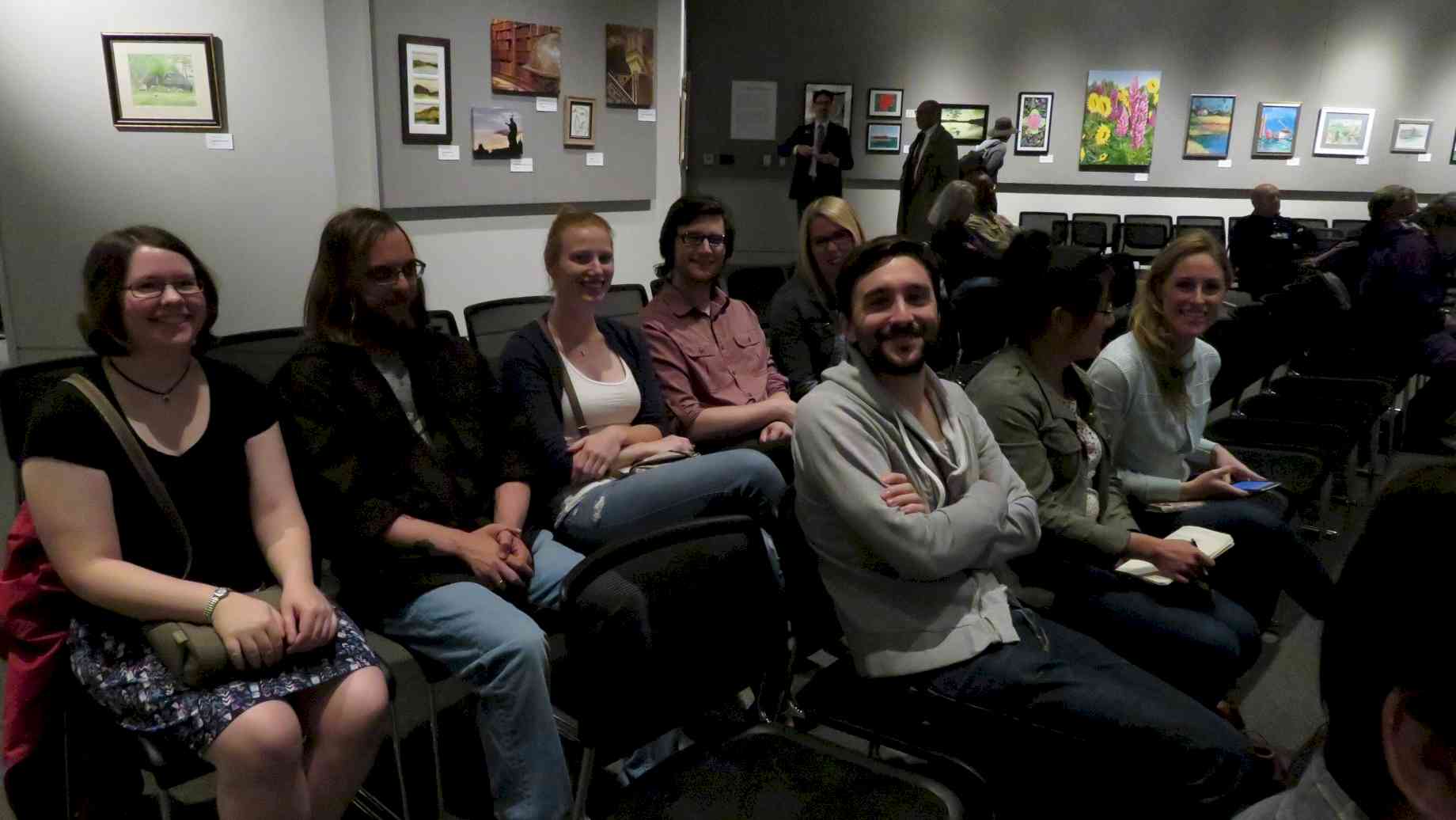 UF Art History grad students at Dr. Powell