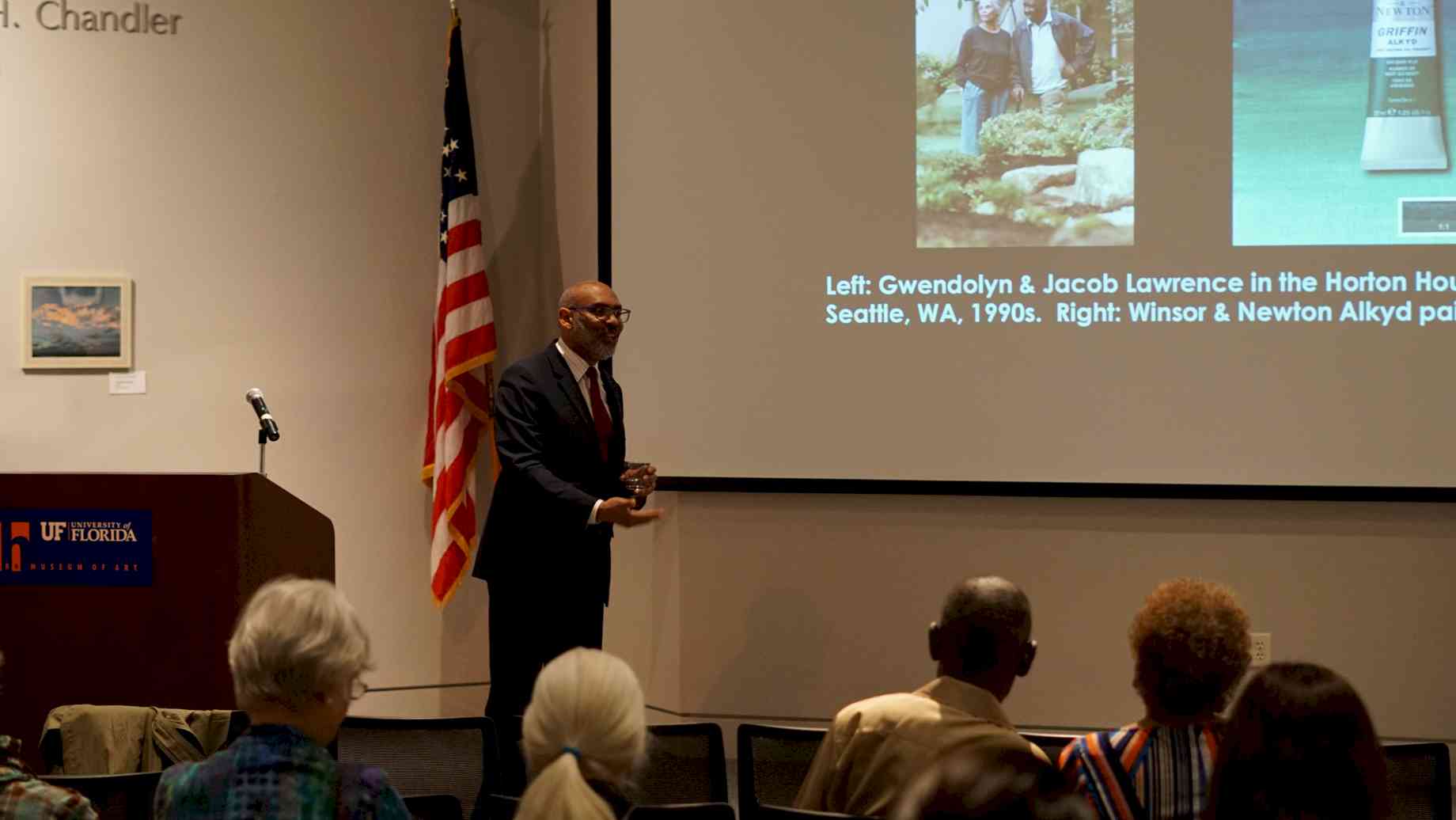 Post-lecture discussion with Dr. Powell