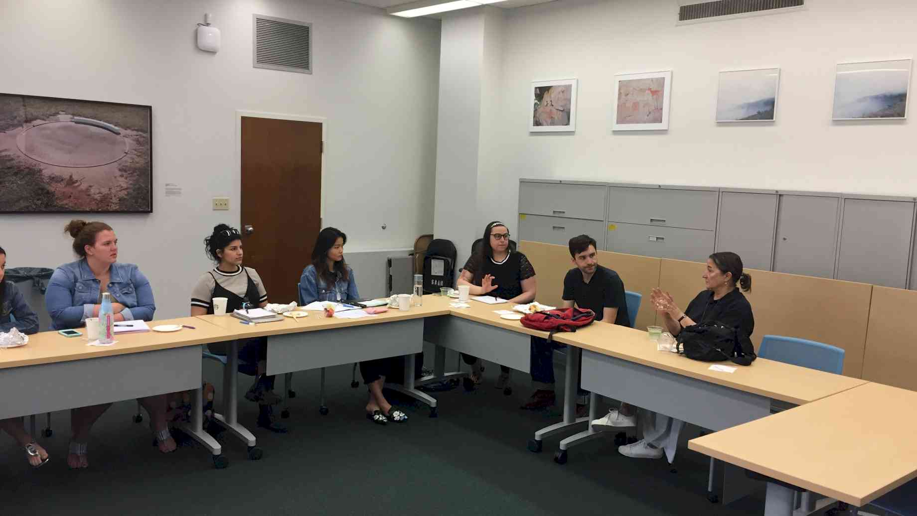 SA+AH students attend a master class with Dr. Deutsche