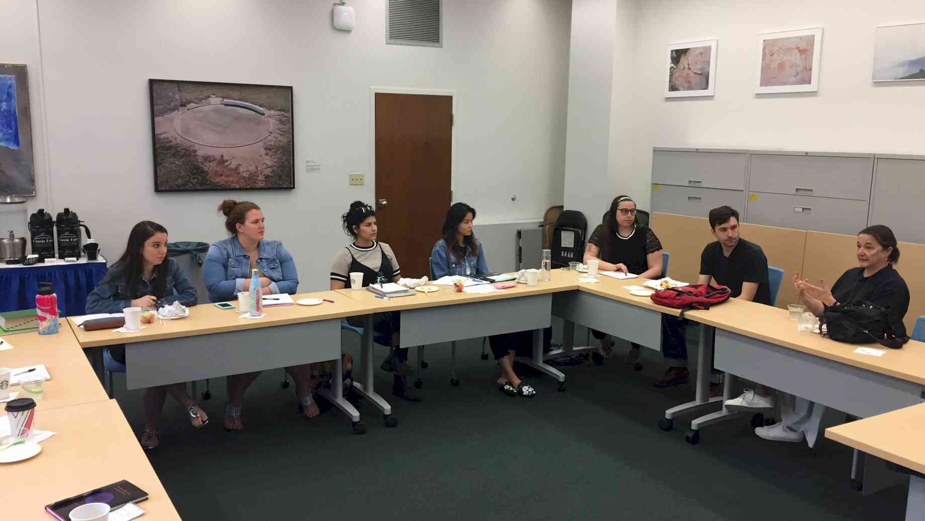 SA+AH students attend a master class with Dr. Deutsche