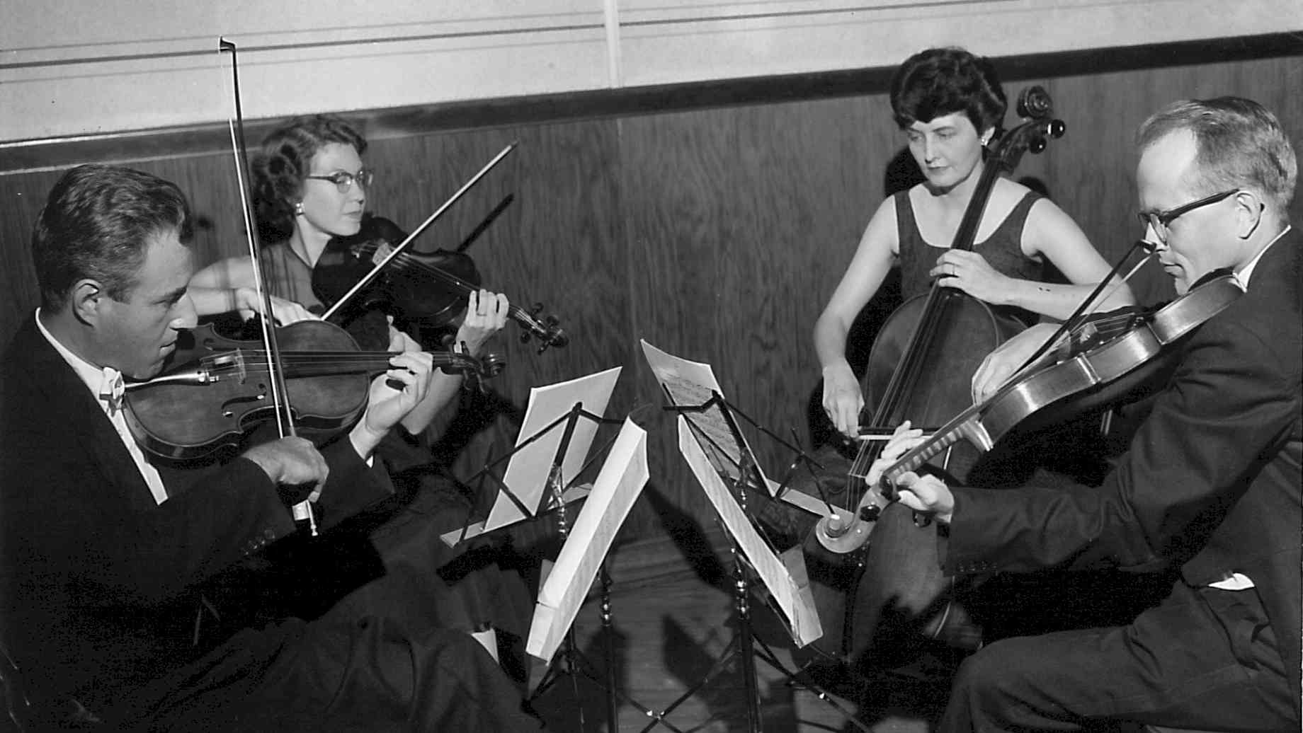 Edward Troupin, Ina Claire Forbes Jaeger, Marie Henderson, Robert Schieber (FL string quartet, 1963)