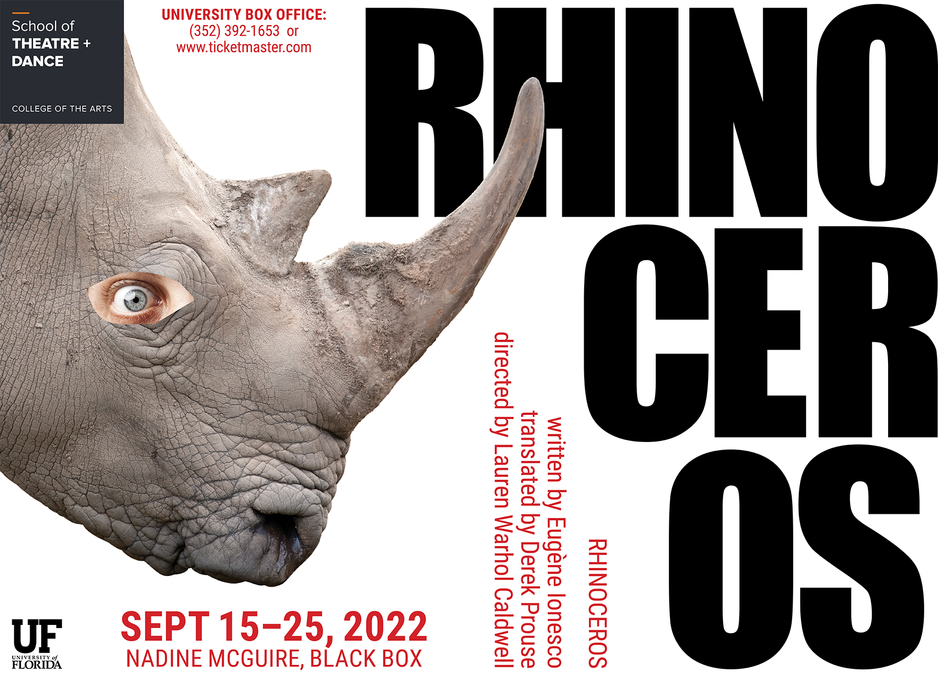 Rhinoceros | Events | College of the Arts | University of Florida