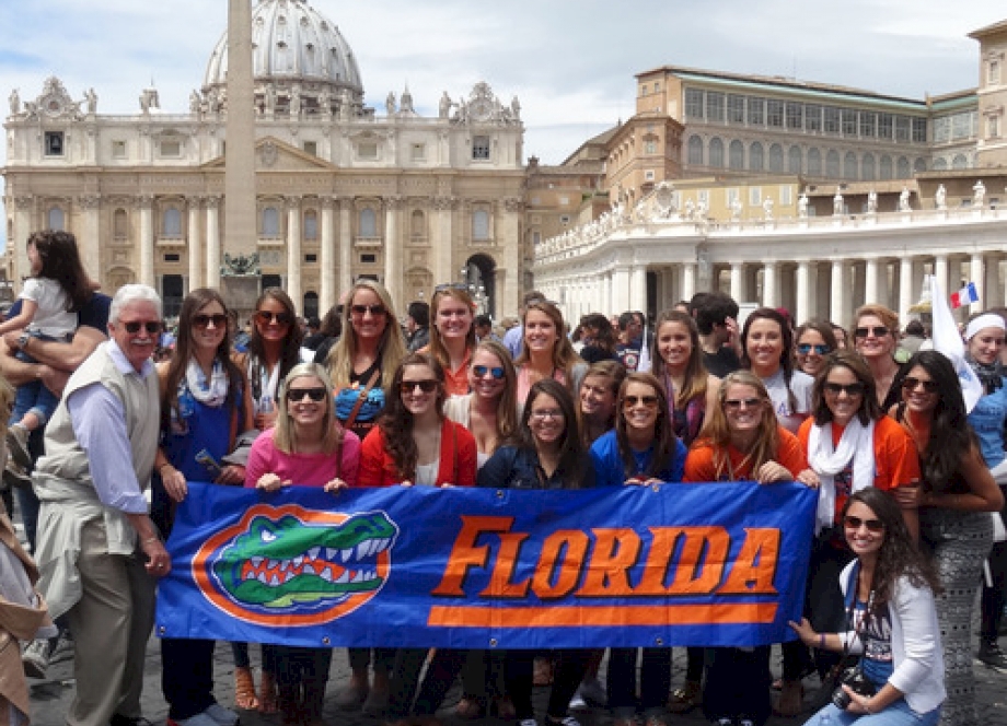 UF Teach the World Study Abroad Program students return from Rome ...