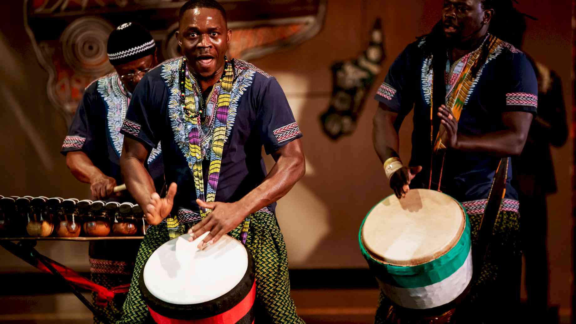 Agbedidi performance in Constans Theatre in 2019. Photo by Suzanna Mars.