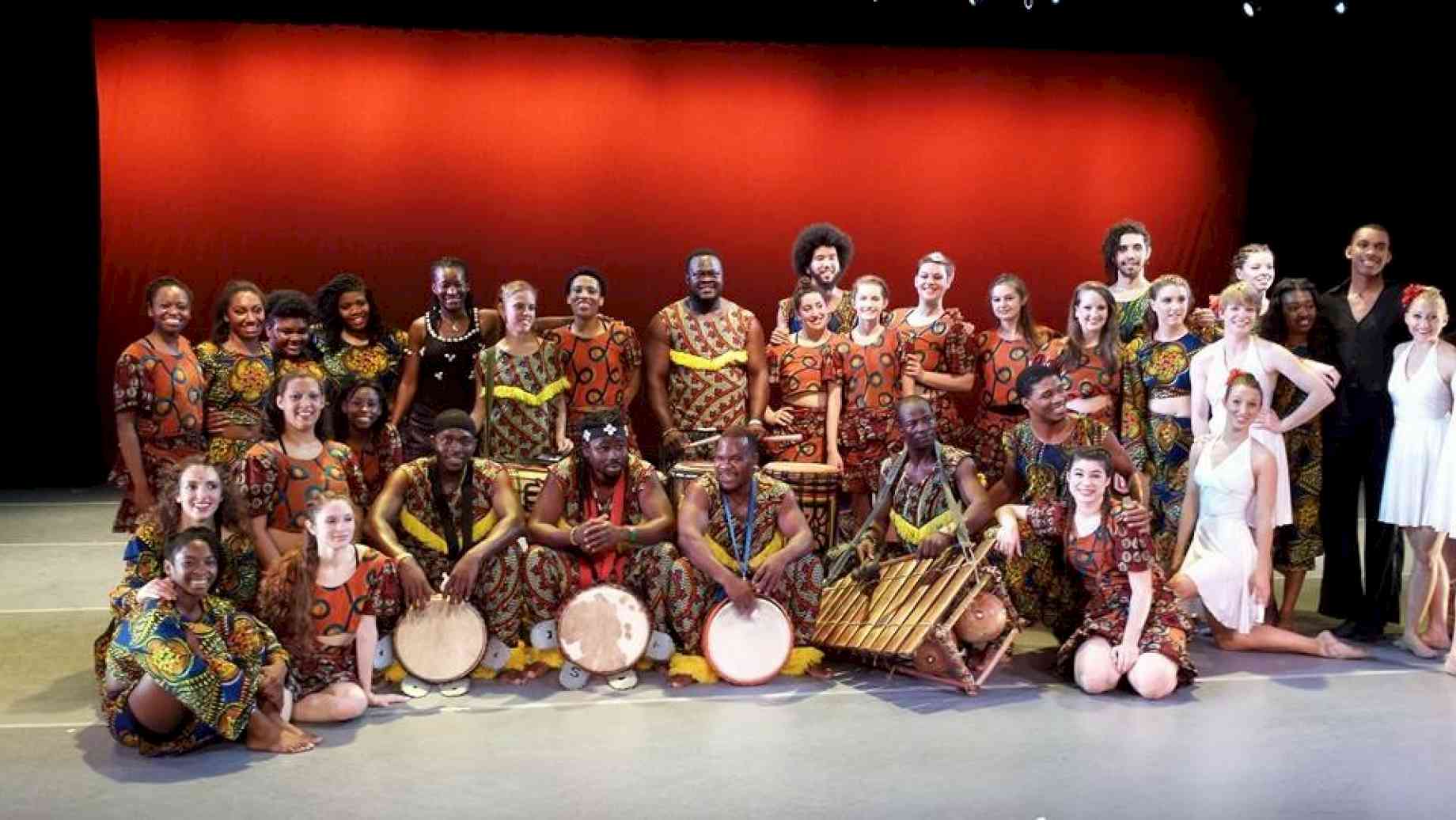 Barakissa choreographed on students and performed a solo in the fall 2013 production of Agbedidi.